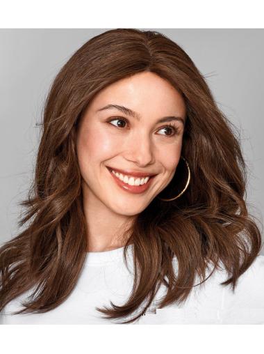 Long Straight Brown Wigs – No Bangs, Natural Style for Women