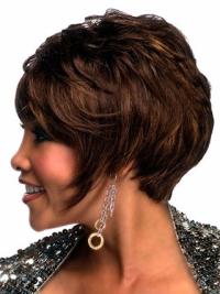 Short Cut Wavy Wig – 9-Inch Layered Capless Style for Black Women