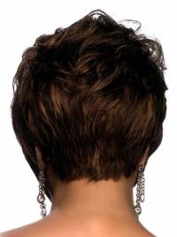 Short Cut Wavy Wig – 9-Inch Layered Capless Style for Black Women
