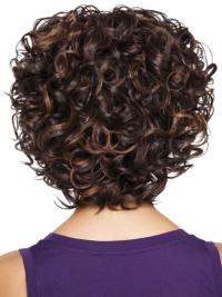 New Black Curly Chin-Length Wig – Without Bangs, Perfect for Black Women