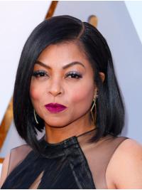 Straight Black Bob Wigs – Chin Length Wigs For Women
