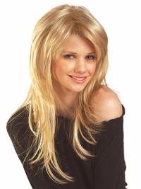 Long Straight Blonde Remy Human Hair Wigs – No-Fuss Layered Style