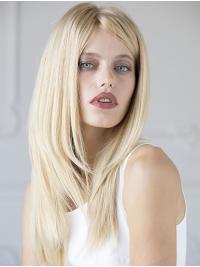 100% Hand-Tied Long Human Hair Wigs – Straight Natural Look & Comfort