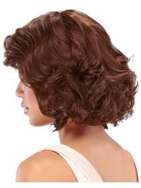 Auburn Curly Wigs – 100% Hand-Tied Human Hair for Natural Look