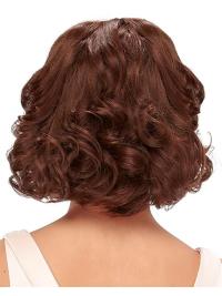 Auburn Curly Wigs – 100% Hand-Tied Human Hair for Natural Look