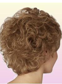 Short 8" Blonde Human Hair Wigs – Classic Style, Natural Look