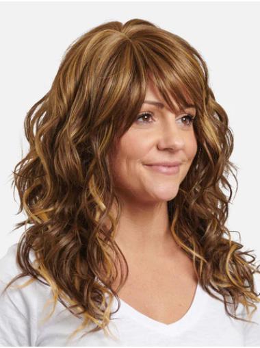 Curly Auburn Wigs Gorgeous Long Synthetic Hair