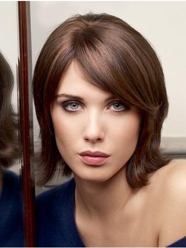 Auburn Straight Bob Wigs – Human Hair Lace Front for Natural Look