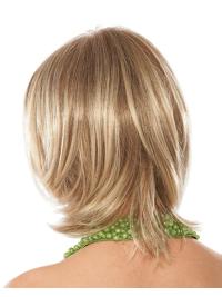 Human Hair Wig with Bangs – Blonde Short Lace Style For Sale