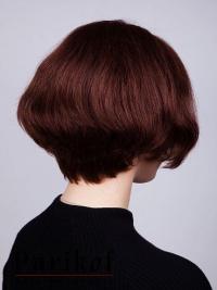 10" Straight Remy Human Hair Lady Bob Wig – Mono Construction