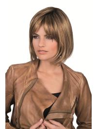Lace Front Synthetic Wigs – 10" Straight & Convenient Style