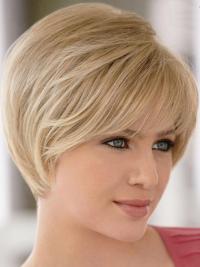 Remy Human Wigs – Blonde Short & Layered for Natural Look