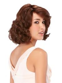 Chin Length Wavy Bob Wig – Flexible Synthetic Auburn