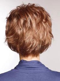 10" Layered Short 100% Hand-Tied Human Hair Wigs – Stylish Look