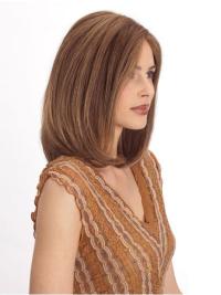 12" Auburn Straight Lace Front Wig – Customized Remy Human Hair