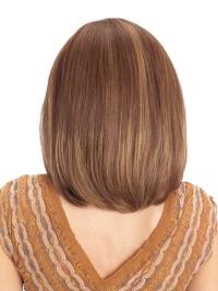 12" Auburn Straight Lace Front Wig – Customized Remy Human Hair