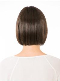 10" Chin-Length Bob Wig – Custom Made, Real Human Hair, Sassy Style
