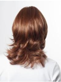 Affordable Wavy Shoulder-Length Human Hair Wig – Natural Look