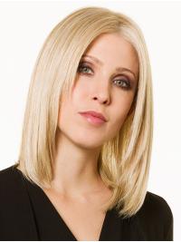 Hand-Tied Brown Bob Wigs – Shoulder Length Straight Human Hair