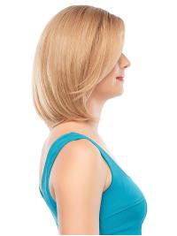 100% Hand-Tied Short Blonde Wigs – Straight Natural Human Hair Great Style