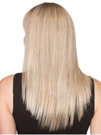 Long 20" Human Hair Wigs with Bangs – Easy to Wear & High Quality
