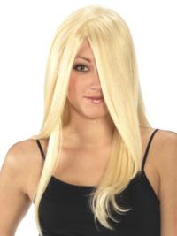 2025 Blonde Full Lace Wig with Bangs – Long Human Hair for a Perfect Look
