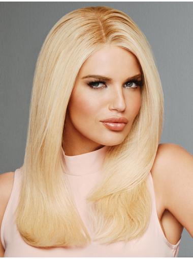 Blonde Long Real Hair Wigs 16” – Natural & Realistic Appearance