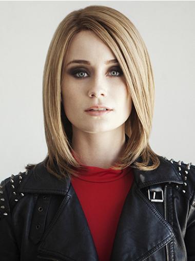 Cancer Patient Wigs – Blonde Straight Long Real Human Hair