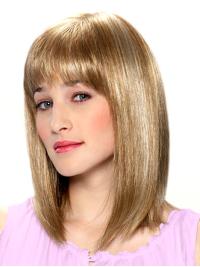 14 Inch Straight Blonde Wig – Real Human Hair Available Online