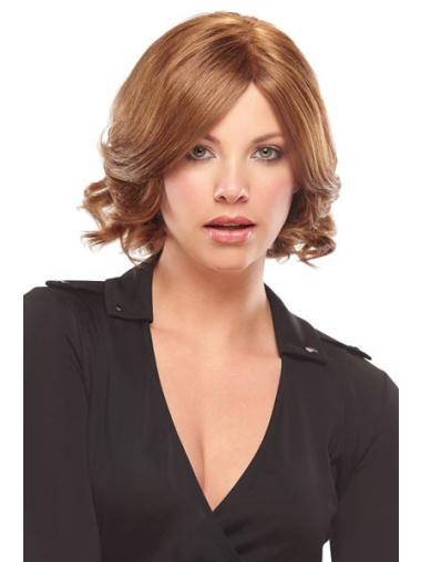 100% Human Hair Wig – Auburn Wavy Bob Newest Women Wigs