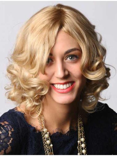 Blonde Chin-Length Wig – 14" Natural Style, Capless Design