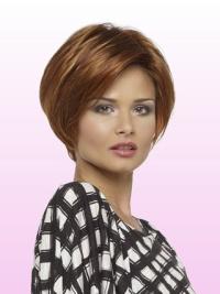 Short Auburn Lace Bob Wig – Short Human Hair Natural Look
