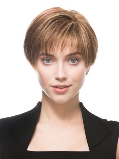 Exquisite Brown Short Human Hair Wigs – Natural Look, Stylish