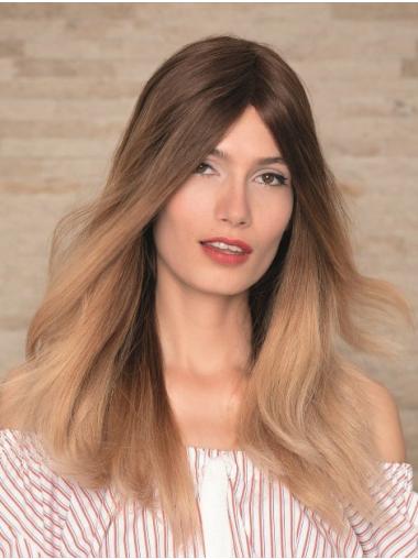 Layered Ombre Straight Lace Wig – 2-Tone Remy Human Hair