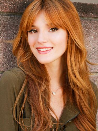 Full Lace 24” Straight Wig – Human Hair Lace Wig With Bangs