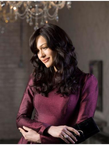 Long Auburn Full Lace Wig – No Bangs, Fashionable Human Hair