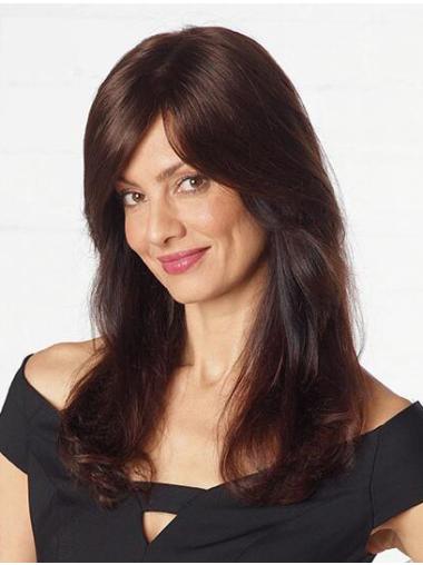 Lace Front Auburn Wavy Wig – Good Quality Real Human Hair