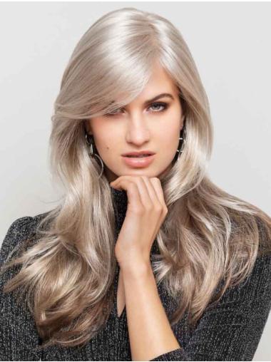 Long Straight Blonde Wig – Monofilament Synthetic Hair for a Sleek, Natural Look