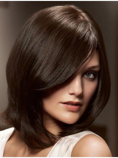12" Lace Front Chin Length Human Hair Wig – Best Natural Look