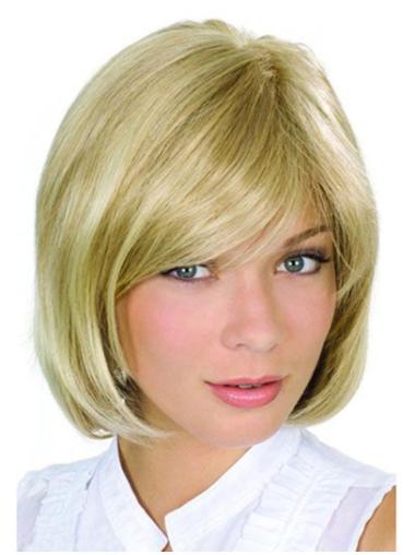 Short Human Hair Lace Wig – Wavy Bob, Soft and Natural Look