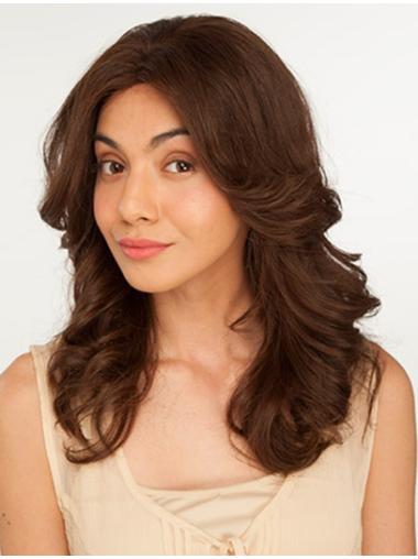 Convenient 14" Brown Wig – Real Human Hair Without Bangs