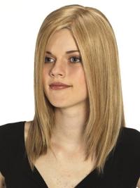 Durable Long Straight Blonde Wigs – No Bangs 100% Human Hair