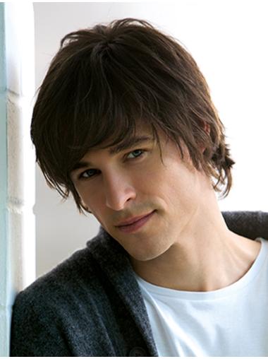 Capless Short Wigs for Men – Easy Wear & Comfortable