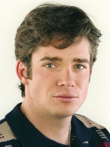 Men’s Brown Short Wave Wig – Ideal for Natural Style