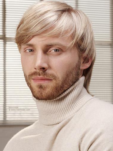 Men’s Short Wig – Straight Remy Human Hair, New & Natural Look