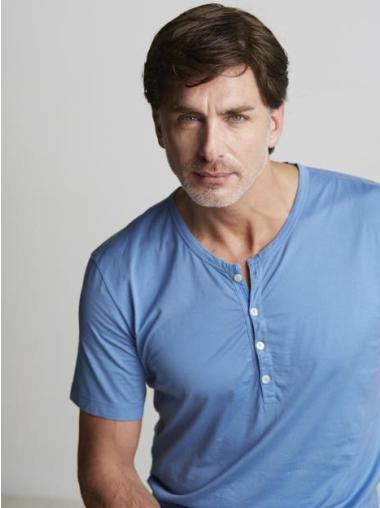 Men’s Synthetic Wig – 6 Inch Straight Wig For Male