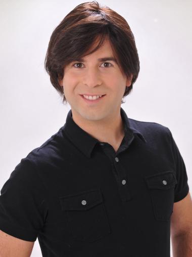 High Quality 8 Inch Straight Lace Front Wig for Men – Human Hair