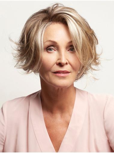 Chin-Length Mono Wig – 10" Synthetic Hair Comfort