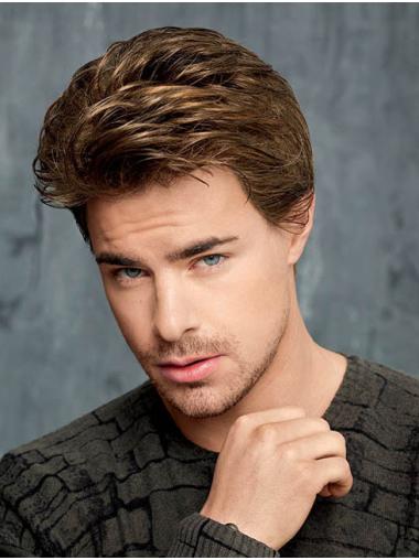 Blonde Synthetic Men’s Wig – Cropped Straight 4 Inch Hair
