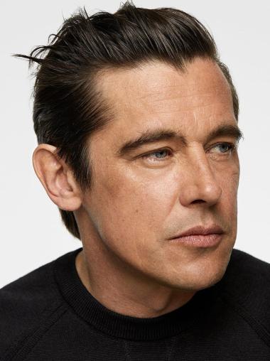 Synthetic Hair Men’s Wig – 4" Cropped Lace Front Black